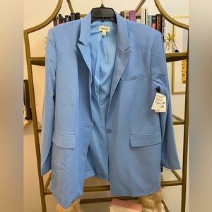 Nordstrom, Open Edit, blue lake blazer